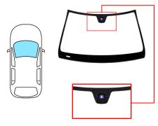 PARE-BRISE MERCEDES CLASE E (C207) 2009-2013 COUPÉ AVANT / VERT / AVEC BASE MIROIR / AVEC CAPTEUR / JOINTS PRÉMONTÉS 