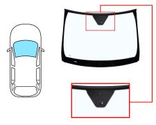 PARE-BRISE MERCEDES CLASE R (W251) 2005-2010 AVANT / BLEU / AVEC BASE MIROIR / AVEC CAPTEUR / JOINTS PRÉMONTÉS EN HAUT ET EN BAS