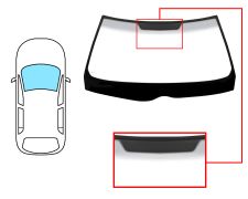 PARE-BRISE MERCEDES CLASE S (W140) 1991-1998 AVANT / VERT BANDE GRISE