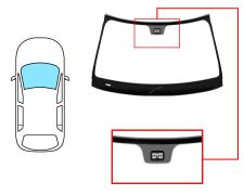 PARE-BRISE MERCEDES CLASE S (W221) 2005-2009 AVANT / SOLEXTRA / CHAUFFANT / AVEC CAPTEUR / JOINTS PRÉMONTÉS 