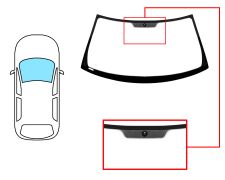 PARE-BRISE MERCEDES CLASE SLK (W170) 1996-2004 AVANT / VERT / AVEC BASE MIROIR 