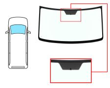 PARE-BRISE MERCEDES SPRINTER (90_) 1995-2001 CABINE BASSE / AVANT / VERT / AVEC BASE MIROIR 