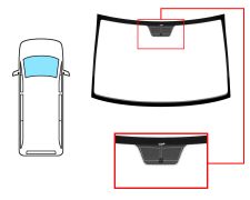 PARE-BRISE MERCEDES VITO (W639) 2003-2010 AVANT / VERT / AVEC BASE MIROIR / ANTENNE