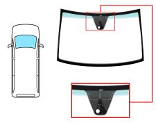 PARE-BRISE MERCEDES VITO (W639) 2003-2010 AVANT / VERT BANDE VERTE / AVEC BASE MIROIR / AVEC CAPTEUR / ANTENNE