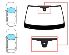 PARE-BRISE MERCEDES CLASE E (W213) 2016-2020 4 PORTES / BREAK / AVANT / VERT / AVEC CAPTEUR / JOINTS PRÉMONTÉS 