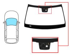 PARE-BRISE MERCEDES CLASE GLC (X253) 2015-2020 AVANT / VERT / ACOUSTIQUE / AVEC CAPTEUR / AVEC SUPPORT CAMÉRA MODIFIÉ / JOINTS PRÉMONTÉS