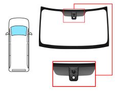 PARE-BRISE MERCEDES SPRINTER (907/910) 2018-> AVANT / CLAIR / AVEC BASE MIROIR / AVEC CAPTEUR