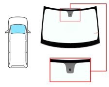 PARE-BRISE MERCEDES VITO (W447) 2014-> AVANT / VERT / AVEC BASE MIROIR / ANTENNE / JOINTS PRÉMONTÉS 