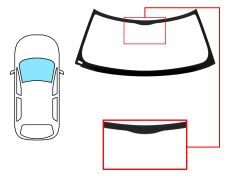 PARE-BRISE MINI COOPER 2007-2010 AVANT / VERT / SANS SERIGRAPHIE