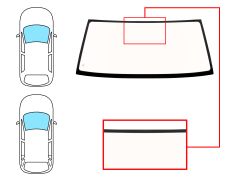 PARE-BRISE MITSUBISHI PAJERO 1997-2000 3/5 PORTES / AVANT / BRONZE