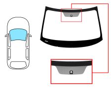 PARE-BRISE MITSUBISHI OUTLANDER 2012-2015 AVANT / VERT / AVEC BASE MIROIR 