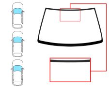 PARE-BRISE NISSAN ALMERA 1995-1998 3/4 PORTES / BREAK / AVANT / VERT