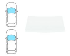 PARE-BRISE NISSAN PATROL 1986-1998 3/5 PORTES / AVANT / VERT