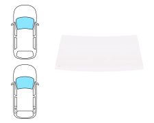PARE-BRISE NISSAN PATROL 1986-1998 3/5 PORTES / AVANT / BRONZE
