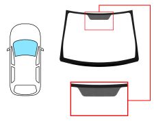 PARE-BRISE NISSAN PIXO 2009-2014 AVANT / VERT