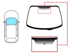 PARE-BRISE NISSAN PRIMERA 2002-2008 4/5 PORTES / BREAK / AVANT / VERT / AVEC BASE MIROIR 