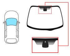 PARE-BRISE NISSAN PRIMERA 2002-2008 4/5 PORTES / BREAK / AVANT / VERT / AVEC BASE MIROIR / AVEC CAPTEUR