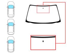 PARE-BRISE OPEL ASTRA F 1991-1994 3/4/5 PORTES / BREAK / AVANT / CLAIR / AVEC BASE MIROIR 