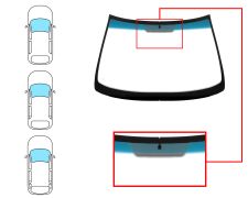 PARE-BRISE OPEL ASTRA G 1998-2004 3/4/5 PORTES / BREAK / AVANT / VERT BANDE BLEUE / AVEC BASE MIROIR