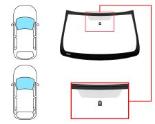 PARE-BRISE OPEL INSIGNIA 2009-2014 4/5 PORTES / BREAK / AVANT / VERT / AVEC BASE MIROIR / JOINTS PRÉMONTÉS