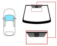 PARE-BRISE OPEL TIGRA 2004-2009 AVANT / VERT