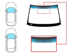 PARE-BRISE OPEL VECTRA C 2002-2005 4/5 PORTES / BREAK / AVANT / SOLEXTRA / BANDE BLEUE / AVEC BASE MIROIR / JOINTS PRÉMONTÉS