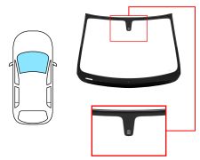 PARE-BRISE OPEL KARL 2015-2019 AVANT / VERT / AVEC BASE MIROIR