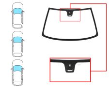 PARE-BRISE PEUGEOT 306 1993-1997 3/4/5 PORTES / BREAK / AVANT / VERT / AVEC BASE MIROIR / AVEC CAPTEUR