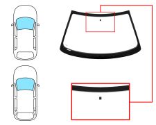 PARE-BRISE PEUGEOT 406 1995-1999 4 PORTES / BREAK / AVANT / VERT / AVEC BASE MIROIR