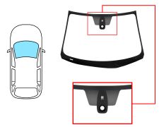 PARE-BRISE RENAULT KOLEOS 2008-2011 AVANT / VERT / AVEC BASE MIROIR / AVEC CAPTEUR