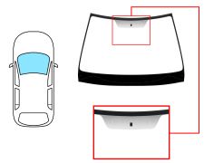 PARE-BRISE RENAULT LAGUNA 1994-1998 5 PORTES / BREAK / AVANT / SOLEXTRA / AVEC BASE MIROIR