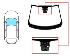 PARE-BRISE RENAULT CAPTUR 2019-> AVANT / VERT / ACOUSTIQUE / AVEC BASE MIROIR / AVEC CAPTEUR / JOINTS PRÉMONTÉS