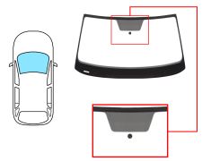 PARE-BRISE SKODA KODIAQ 2016-2021 AVANT / VERT / ACOUSTIQUE / AVEC BASE MIROIR / JOINTS PRÉMONTÉS 