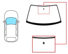 PARE-BRISE SUBARU LEGACY 1998-2003 4 PORTES / BREAK / AVANT / VERT / AVEC BASE MIROIR