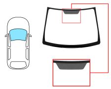 PARE-BRISE SUZUKI ALTO 2009-2014 AVANT / VERT 