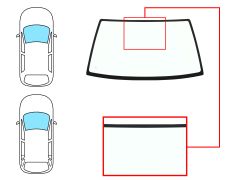 PARE-BRISE SUZUKI VITARA 1990-1997 3/5 PORTES / AVANT / VERT 