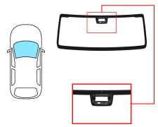 PARE-BRISE SUZUKI JIMNY 2018-> AVANT / VERT / AVEC SUPPORT CAMÉRA PARE-BRISE SUZUKI JIMNY 2018-> AVANT / VERT / AVEC SUPPORT CAMÉRA