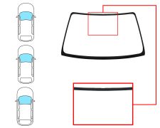 PARE-BRISE TOYOTA COROLLA 1997-2000 3/4/5 PORTES / BREAK / AVANT / VERT