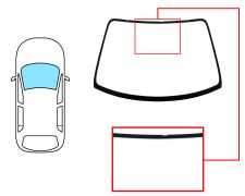 PARE-BRISE TOYOTA PICNIC 1996-2001 AVANT / VERT