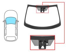 PARE-BRISE TOYOTA YARIS CROSS 2020-> AVANT / VERT / ACOUSTIQUE / AVEC CAPTEUR / AVEC SUPPORT CAMÉRA / AFFICHAGE TÊTE HAUTE / JOINTS PRÉMONTÉS