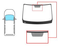 PARE-BRISE FORD TOURNEO CONNECT 2022-> AVANT / VERT / ACOUSTIQUE / JOINTS PRÉMONTÉS 