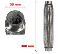 Tuyau Fléxible d´échappement 35mm Diamètre x 300mm Longueur 