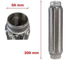 Tuyau Fléxible d´échappement 50mm Diamètre x 300mm Longueur 